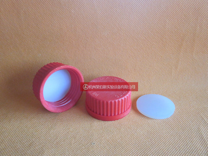 GL45耐180度试剂瓶盖 耐酸碱螺纹盖 耐腐蚀塑料盖