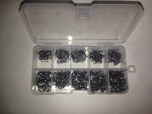 Fishing gear boxed Tube pay Ishini 3-12#500 perforated fish hooks