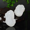 Pendant white jade suitable for men and women, wholesale