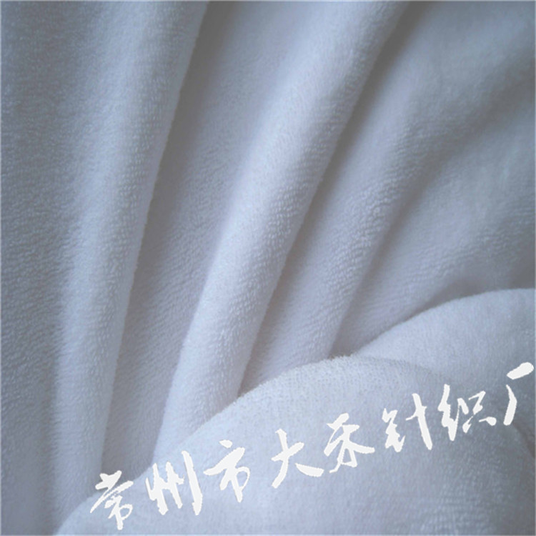 供应竹棉尿片/隔尿垫PU复合 竹棉毛巾布 针织纬编单面毛圈布