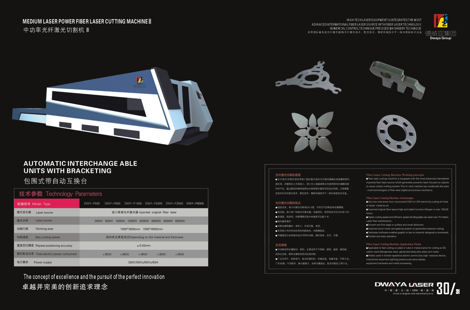 山东金属激光切割机 德威亚光纤激光切割不锈钢板金属雕刻机