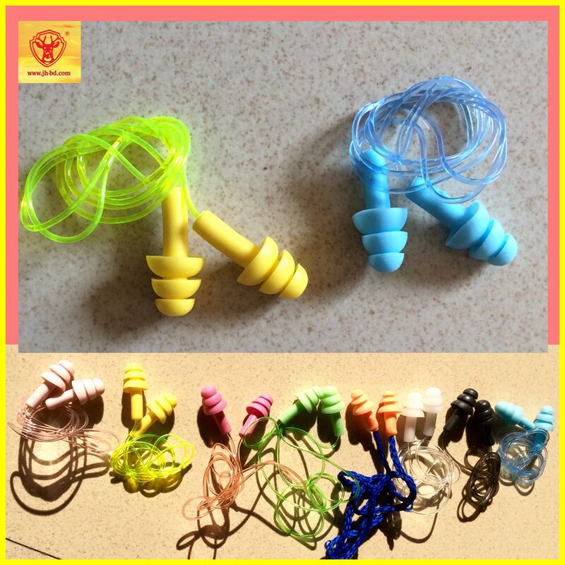 Manufacturers Cheap Connection Protection Anti-noise Earplugs Sleep Sound Insulation Earplugs Noise Reduction Silicone Earplugs