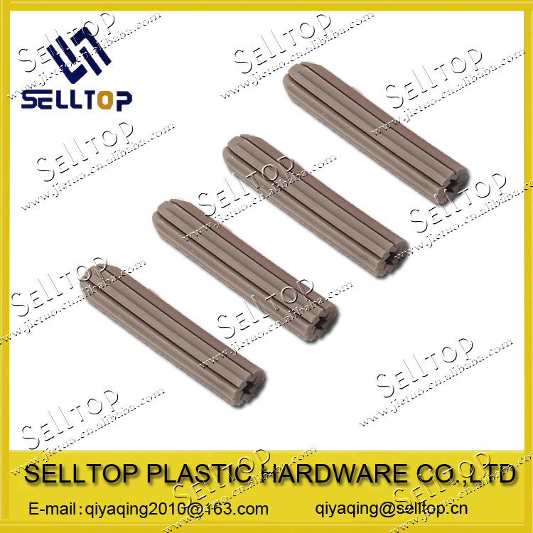 专业供应 特种建材 塑料膨胀螺丝 直通膨胀螺丝 直通型塑料膨胀