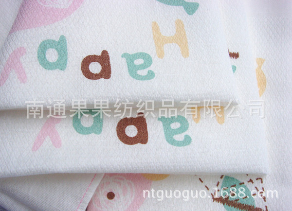 cotton cartoon children's eating bib