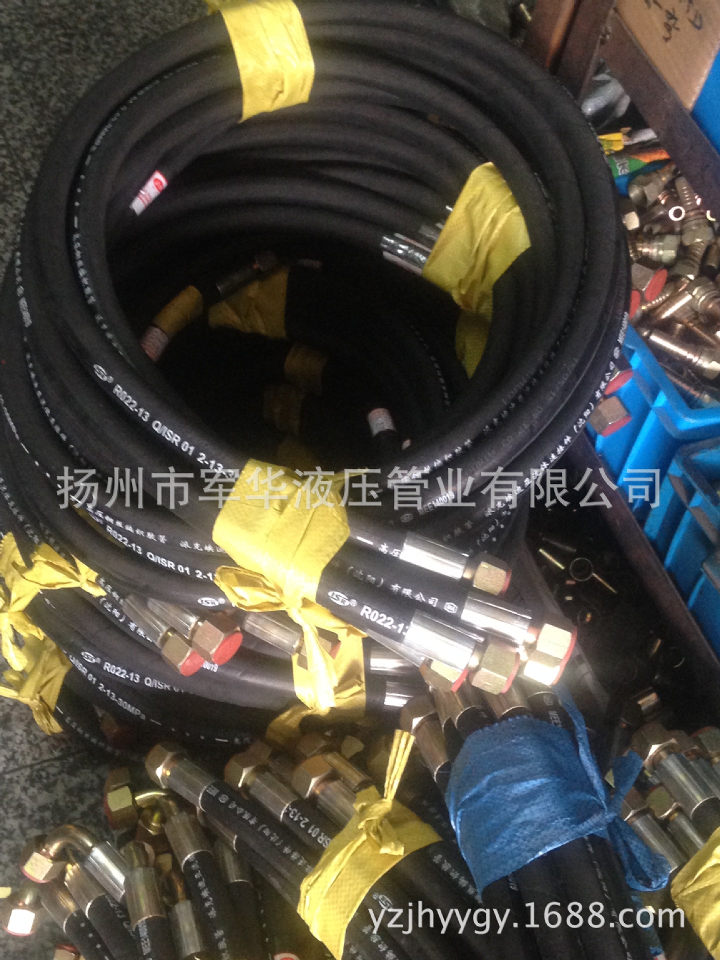 厂家批发高压钢丝编织胶管高压油管高压胶管总成高压油管总成