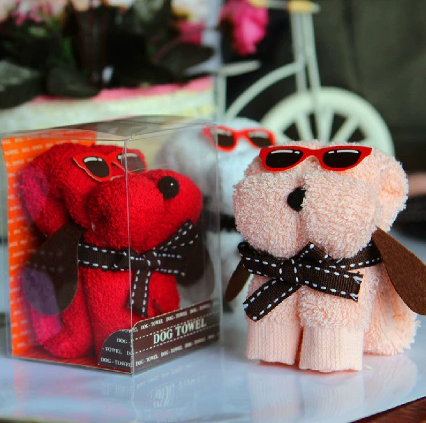 Деятельность компании торт полотенце собака свадебные принадлежности открытие небольших подарков в штучной упаковке щенок толчок клиентов