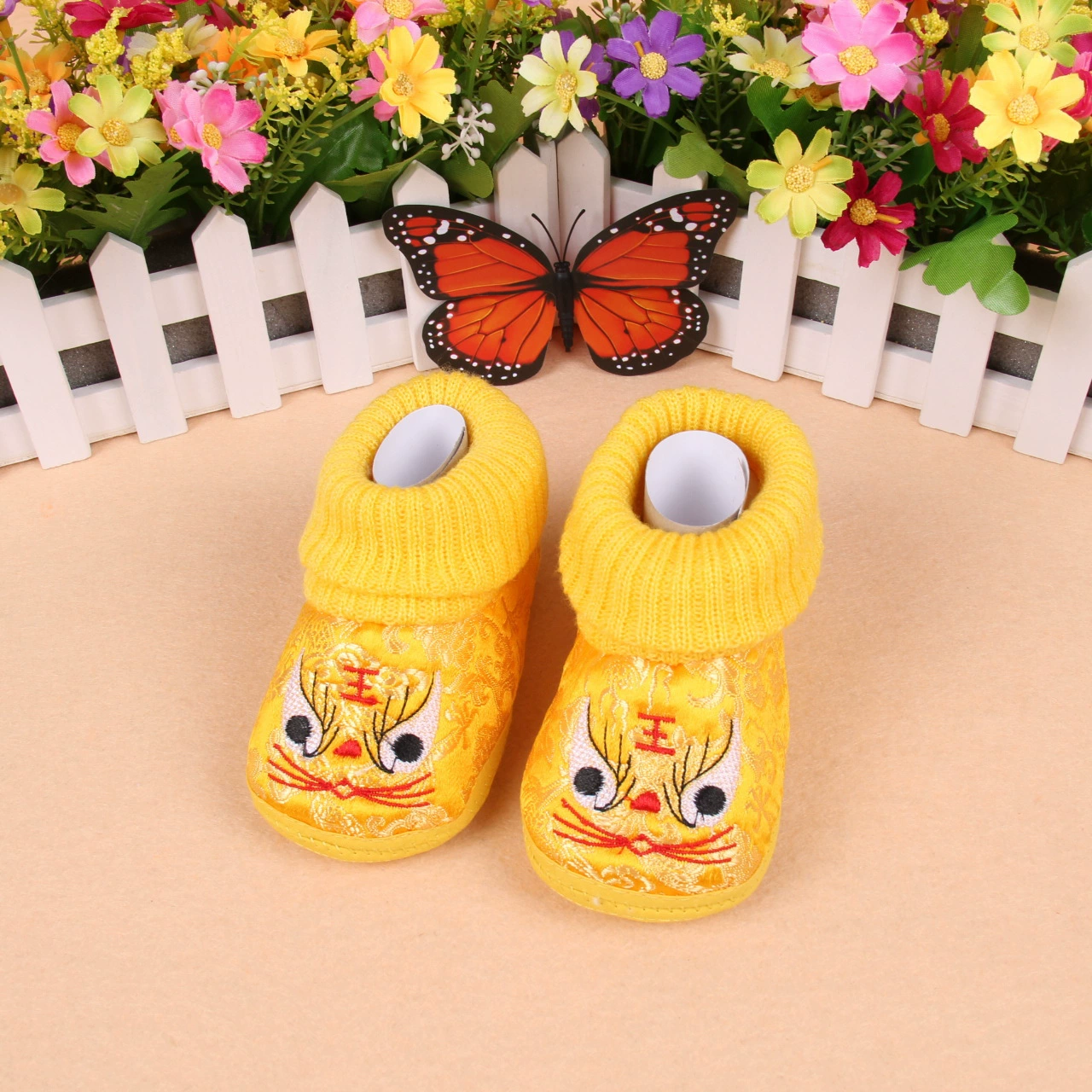 [Завод direct] Love Babies, Beautiful Babies, Baby Saton атлас, тигриная голова хлопковые туфли 13-15 ярдов