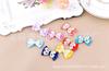 Children's hair accessory with bow flower-shaped, decorations, handmade, Korean style