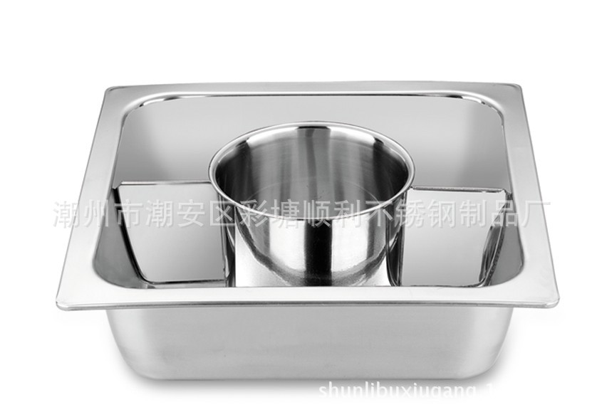 方形子母帶格盆