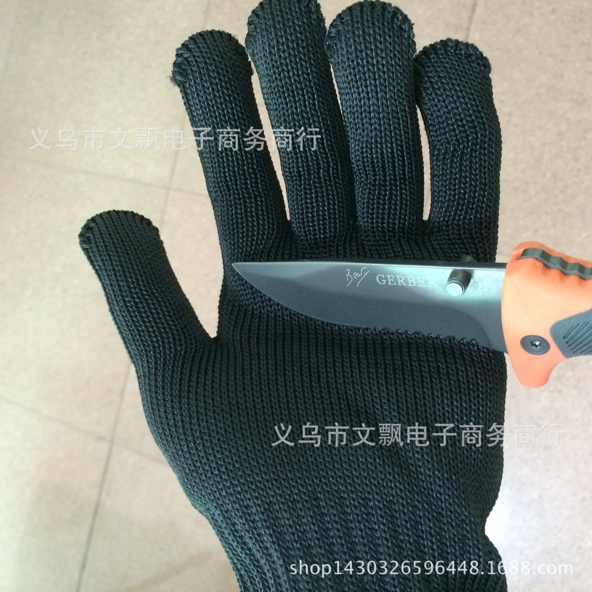防割手套5级手套多用途防护防身加强型权威白色The cut glove