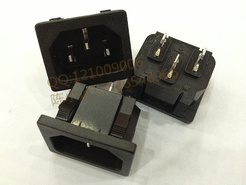 供应AC电源插座 公座 品字座插座DB-14-A01 全铜 CCC VDE UL