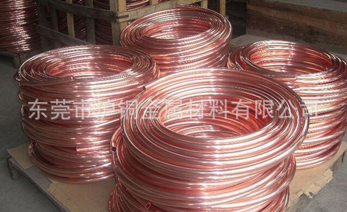 国标T1高纯度红铜管，T1空调铜管盘管（非标订制）