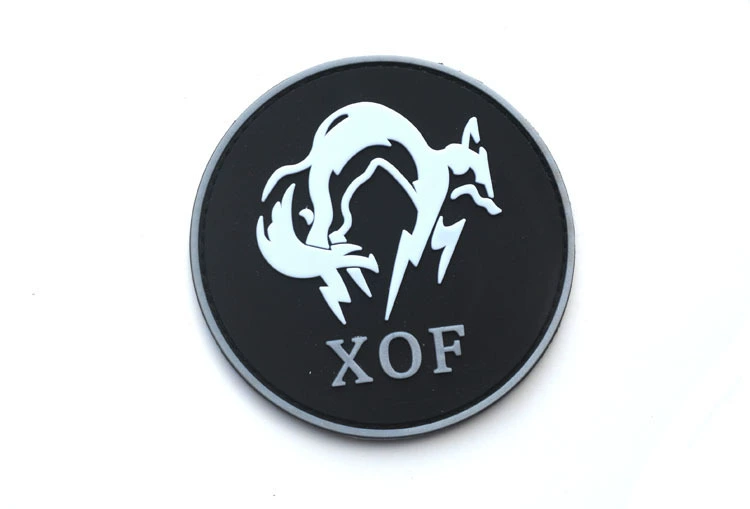 Sea Caixi Outdoor GS Game Peripherals Merry Stick Qianlong Spy Fox Fox XOF Badge 3D PVC soft rubber chapter