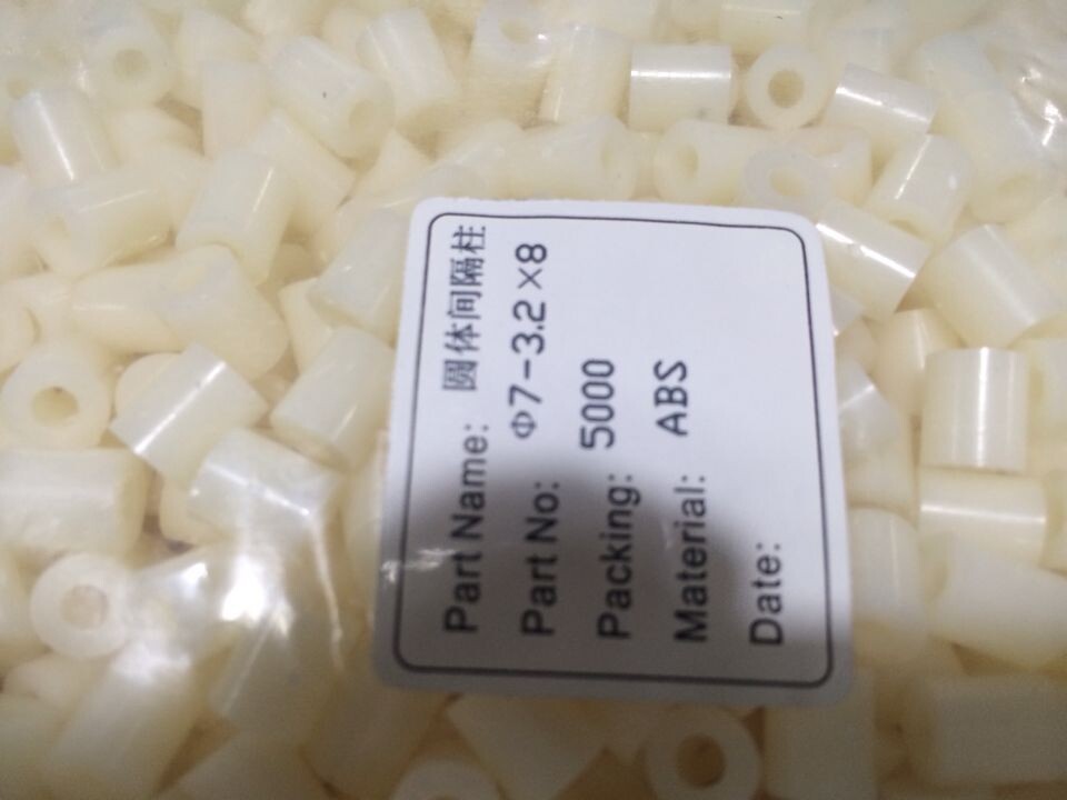 批发电镀串珠 电镀隔离柱3*7*8  电镀串板各规格 5000个每包 包邮