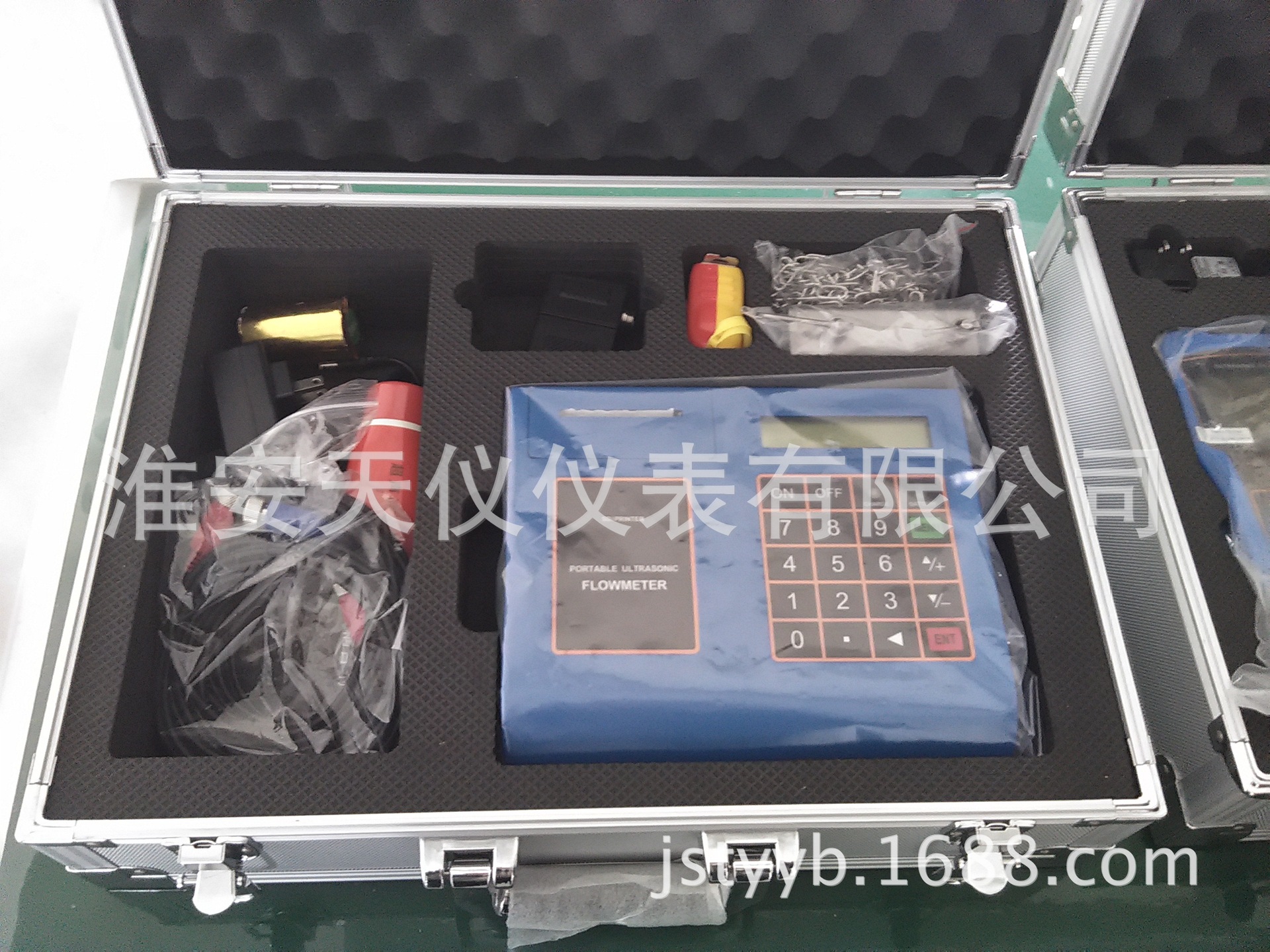 超声波流量计现货供应可打印带热量表 液体便携式超声波流量计