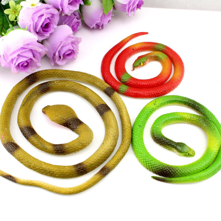 万圣节礼物用品 整蛊整人恶搞搞笑搞怪玩具 软胶仿真蛇 吓人假蛇