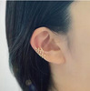 Ear clips, earrings, bright catchy style, no pierced ears