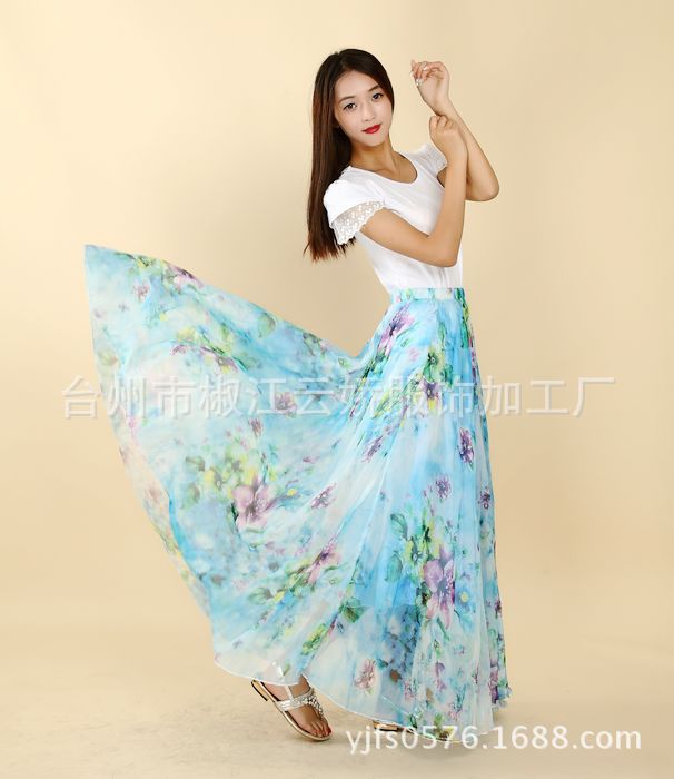 Jupe femme YUN JIAO ROSE en Mousseline - Ref 3329092 Image 37