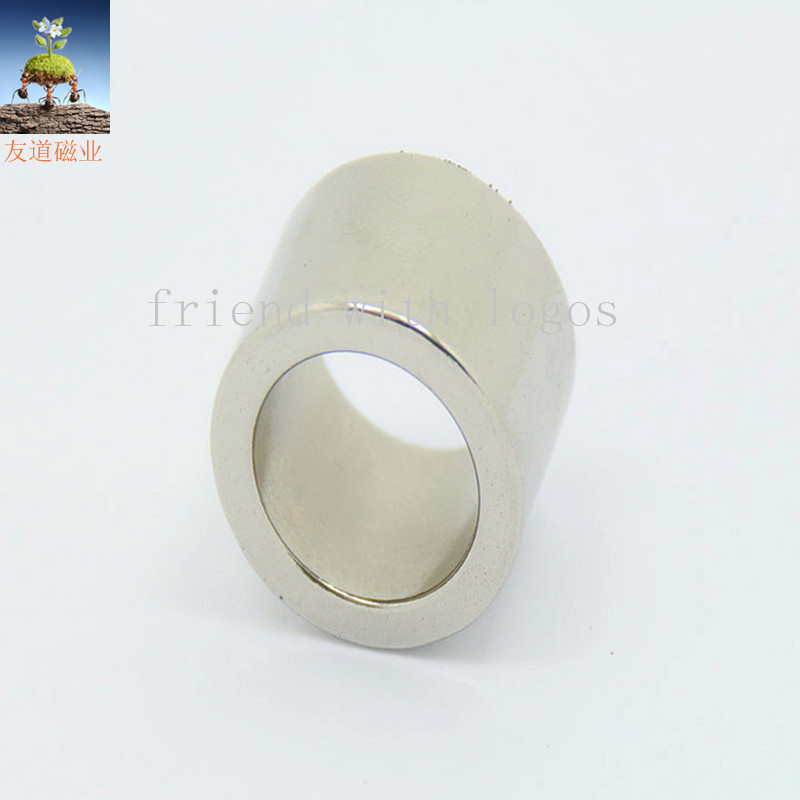 【厂家直销】镀镍钕铁硼 磁铁圆形沉孔磁环 各种规格定做 切割