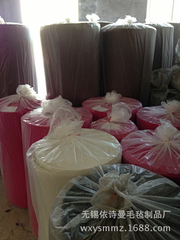 毛毡 厂家现货供应高品质1mm毛毡 精细毛毡 密度好的超薄毛毡