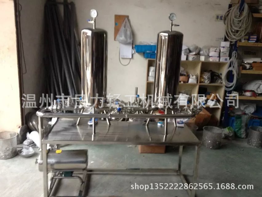 厂家直销不锈钢304带泵联体微孔膜过滤器