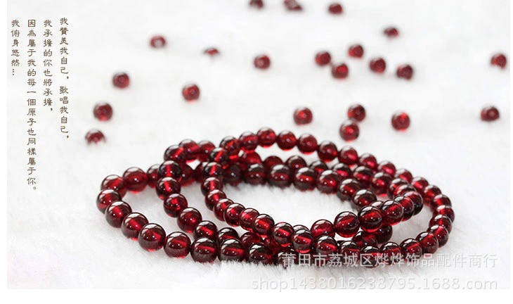 Import high-end organic accessory pomegranate, bracelet, wholesale