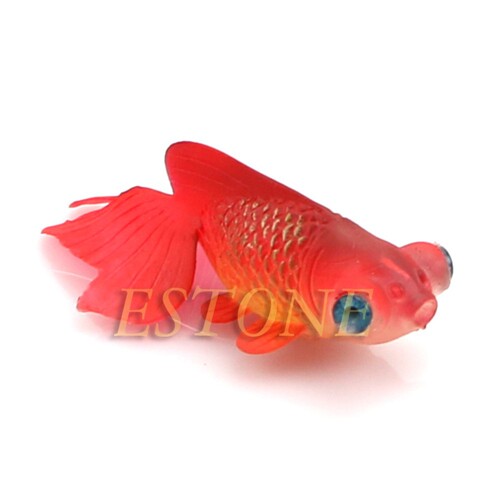 Fish tank landscaping, aquarium decoration, rubber software, small fake fish, plastic fish, small goldfish, fish tank decoration, sucker fish