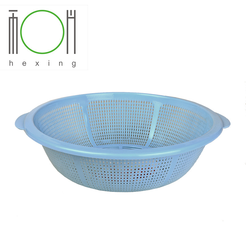 Xing circular Plastic pots Vegetables Wash rice sieve multi-function Leachate Vegetables Basket Stall up Manufactor Direct selling