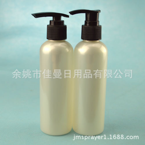 厂家供应200ml按压空瓶 塑料瓶 沐浴露分装瓶