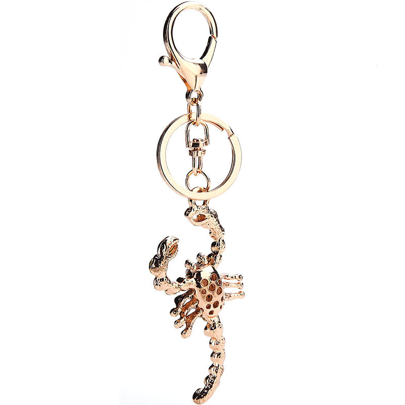 Scorpion Keychain Accessories Diamond Keychain Chain Pendant Wholesale display picture 2