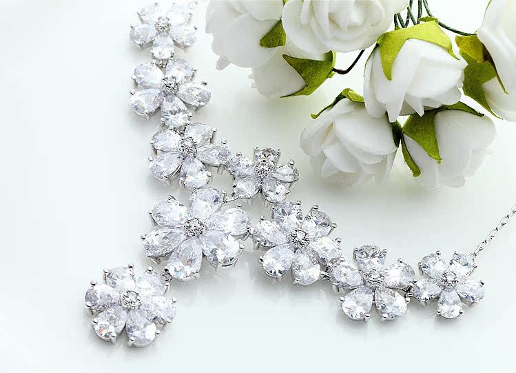 Bridal Fashion Necklace Wholesale display picture 3