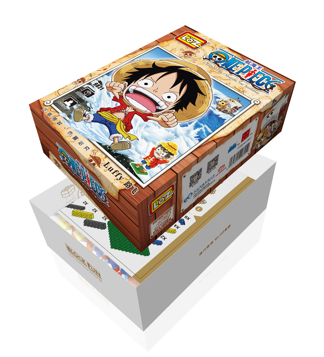 9821路飛包裝效果圖