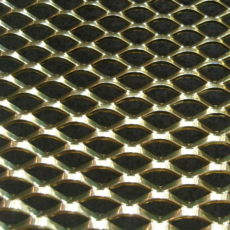 厂家供应 好材质 装饰用菱形孔钢铝板网。