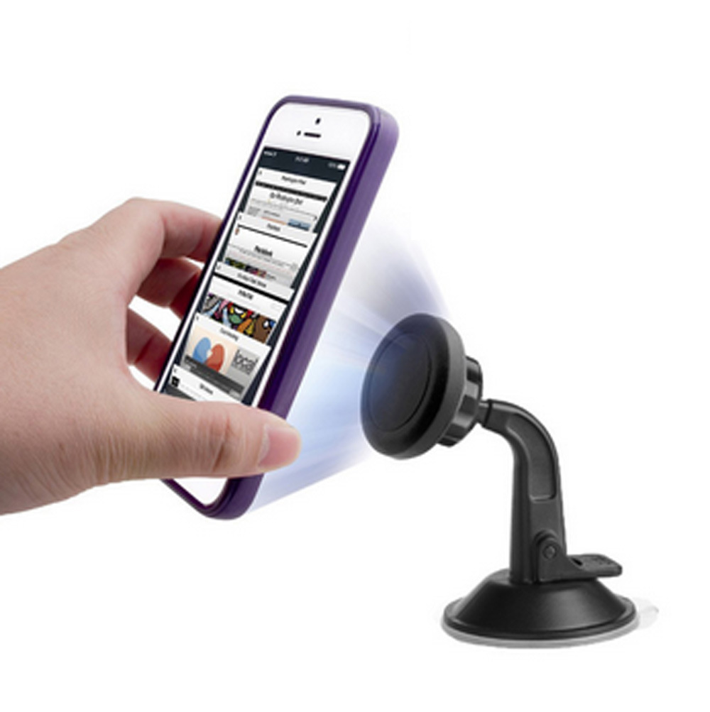 新款车载手机支架 导航磁铁吸盘支架汽车多功能车载手机支架|ms