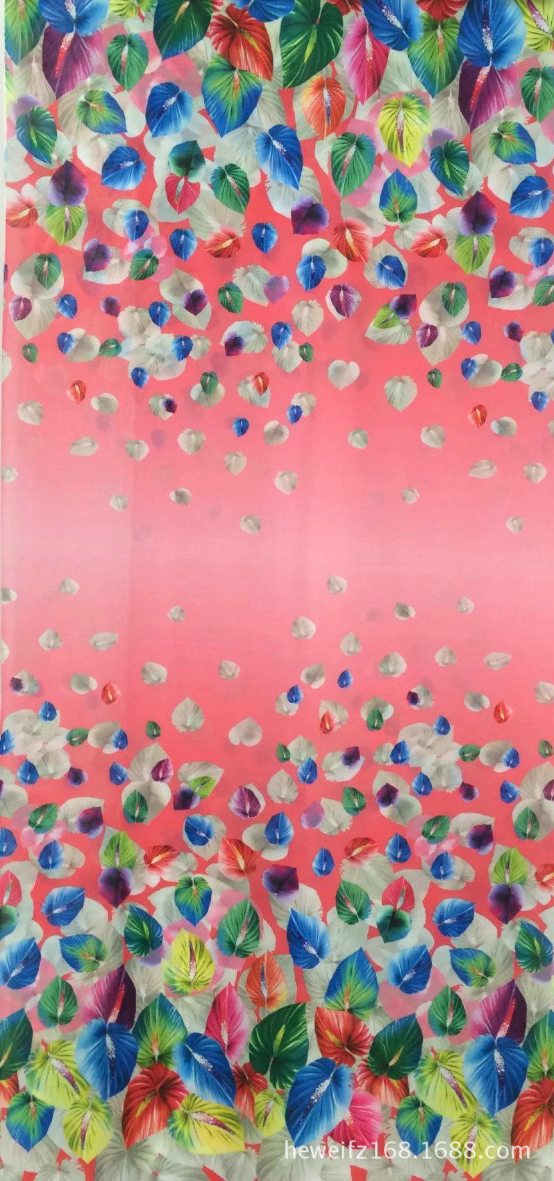 转移印花厂 F8699供应花型加工印花可印雪纺 涤棉 针织等服装面料