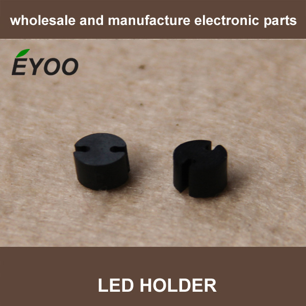 LED灯套 黑色双槽灯柱 圆体隔离柱 发光管灯柱 双坑间隔柱