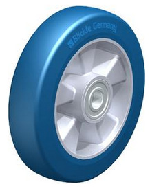 ALBS 200/20K 8寸蓝色聚氨酯单轮 轮宽50MM 载重700KG