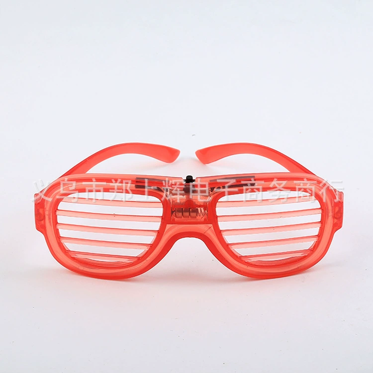 Land stall source LED shutter glasses Halloween/Christmas cold glasses ball glowing glasses
