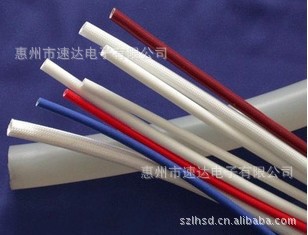 源头厂家供应 玻璃纤维管 硅橡胶矽套管 高温自熄管 耐高压管