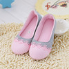 Wholesale retro lace plum blossoms Spring and summer Pregnant women's confinement shoe home soft bottom three options