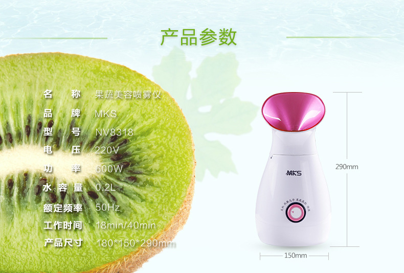 NV8318果蔬蒸臉器