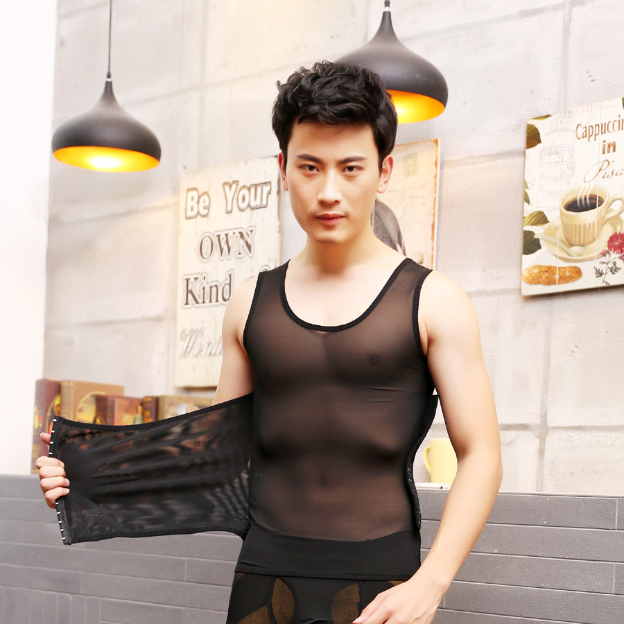 [Agents designed to shoot]direct deal man Abdomen girly Body sculpting vest Tight fitting jacket Belly