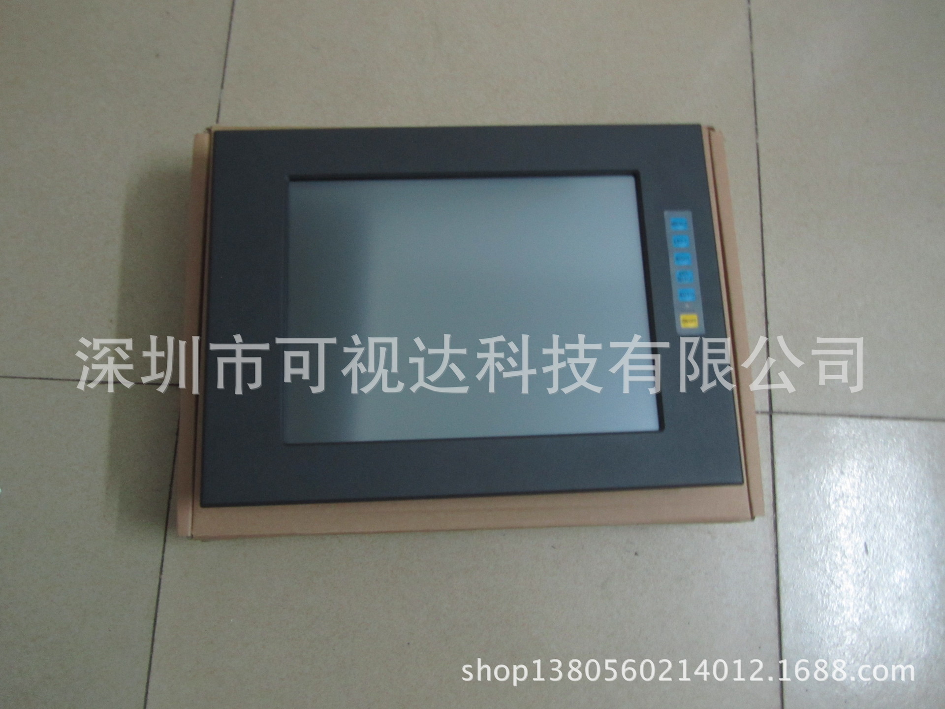 12.1寸/15寸嵌入式工业液晶显示器 开放式上架式显示器铝合金面板