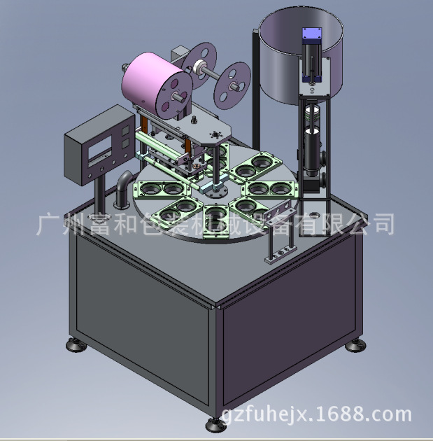 供应KIS-1800自动转盘式酸奶灌装封杯机 多功能液体灌装封口机