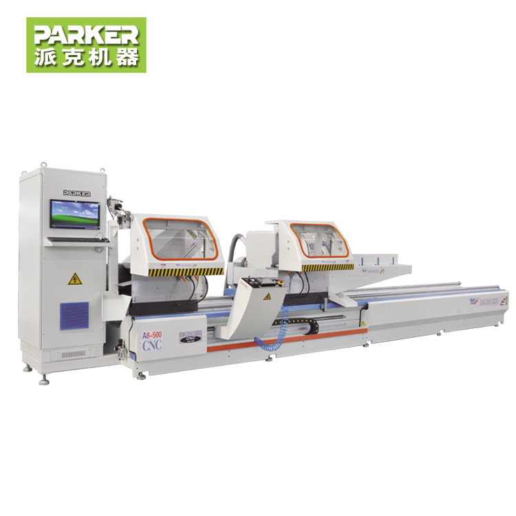 山东断桥铝门窗设备厂家A8-500型数控切割锯机械设备全新派克机器