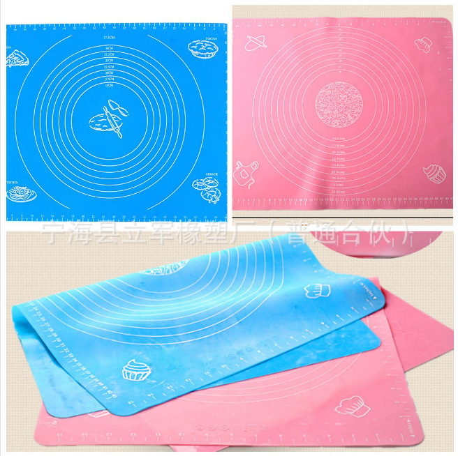 厂家批发 烘焙 硅胶垫 揉面垫4050 擀面垫活面防滑 耐高温 大号