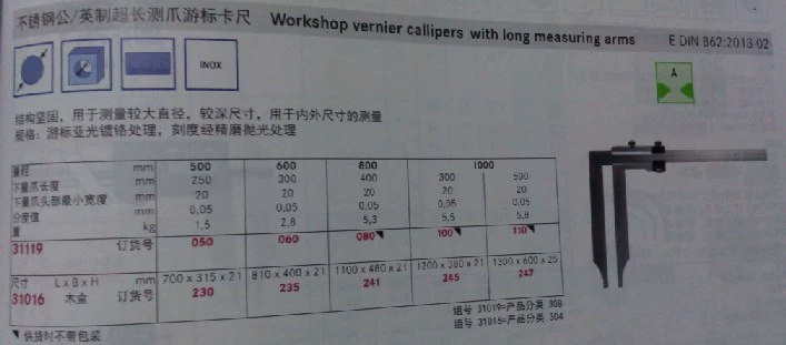 Штангенциркуль Haencubo для измерения когтей с нониусом