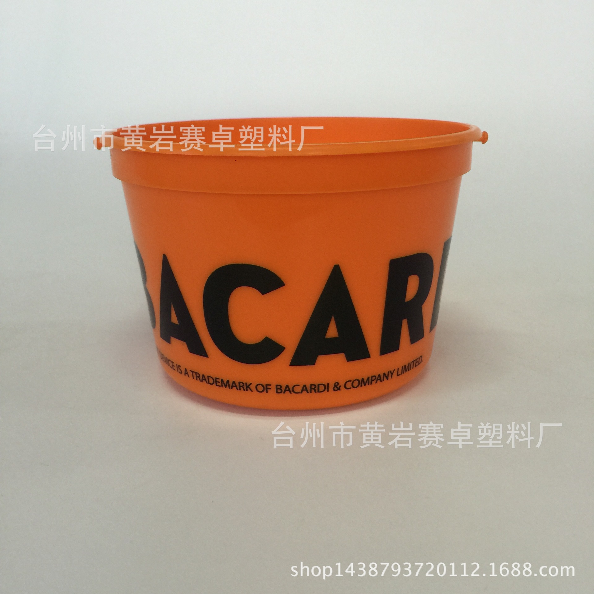 塑料PP万圣节水桶 鬼节桶 迷你水桶 糖果桶 手提水桶