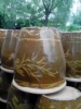供应陶瓷缸150斤龙缸 水缸 发酵缸 大口缸 土陶 米酒白酒油醋缸|ru
