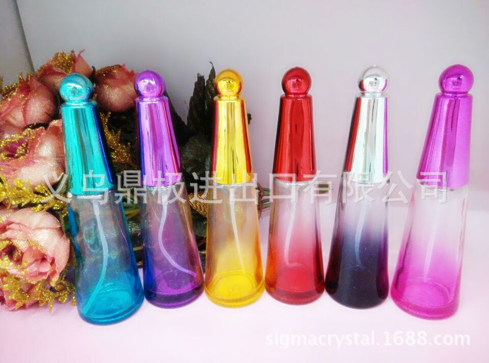 厂家直销S-931散装空的彩色喷雾香水玻璃瓶喷雾瓶现货